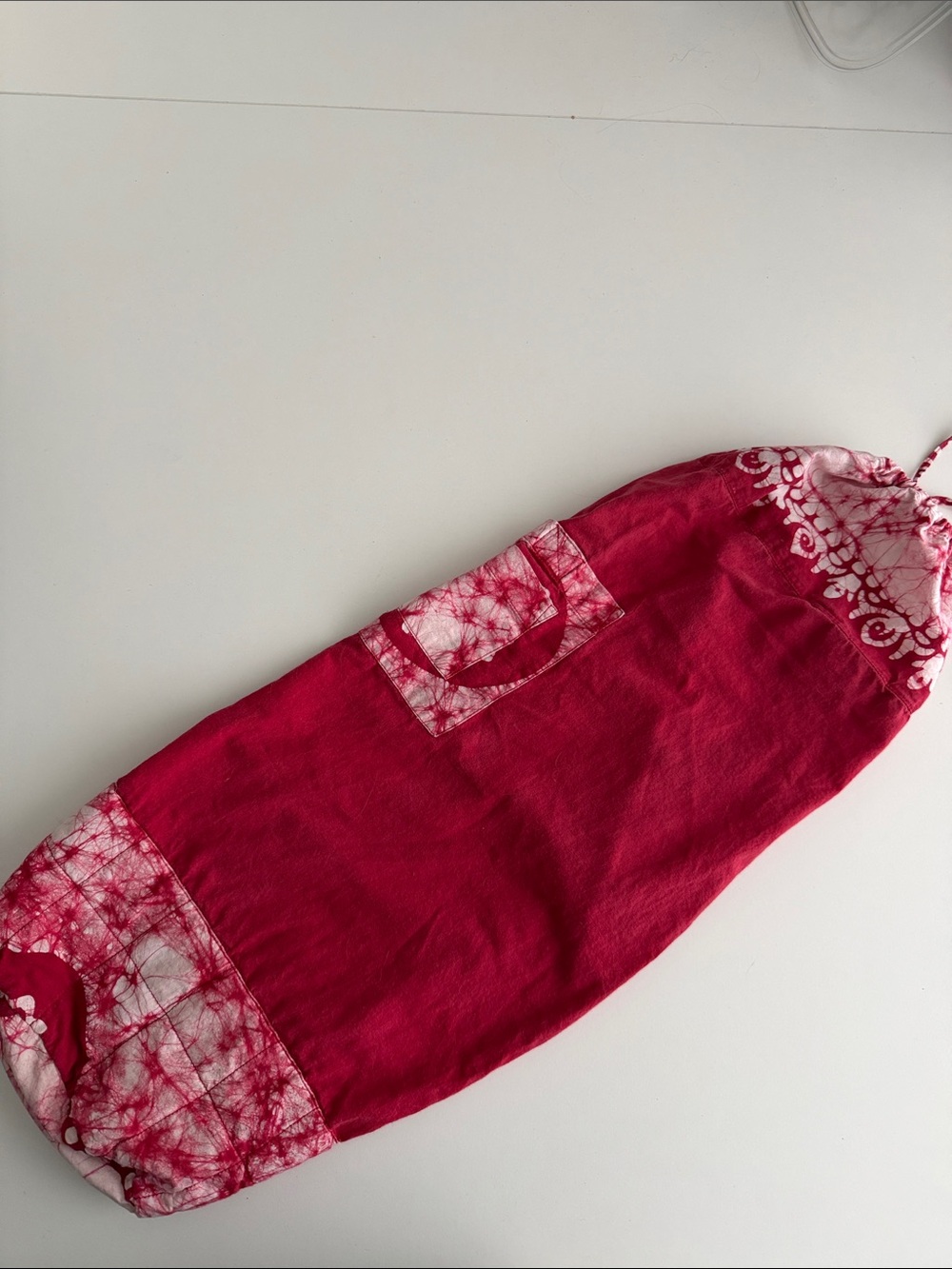 GAIAM - Red Tie-Dye Yoga Mat Bag - Workout Carrying Case - Gym - Drawstring